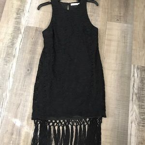Beautiful Lush lace dress with fringe szS